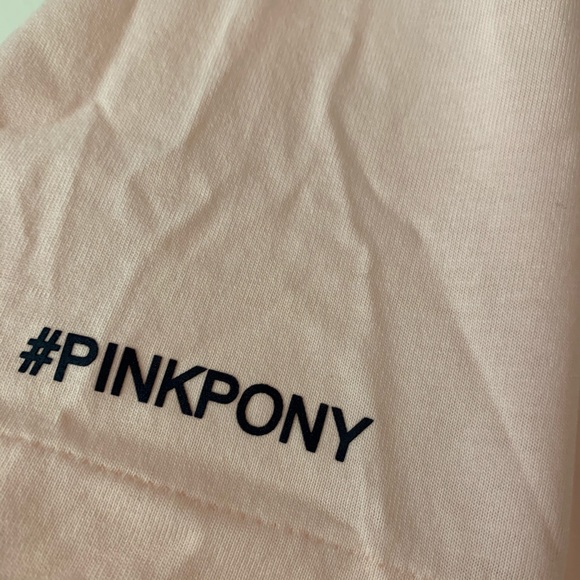 NWT Pink Pony LOVE Polo Lauren Breast Cancer T-shirt Girls XL Women Medium - Picture 10 of 12